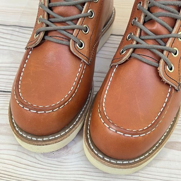 Red Wing Heritage 8875 Irish Setter Mens 4E Moc-Toe Work Boot 6" Oro Russet USA - Picture 11 of 16